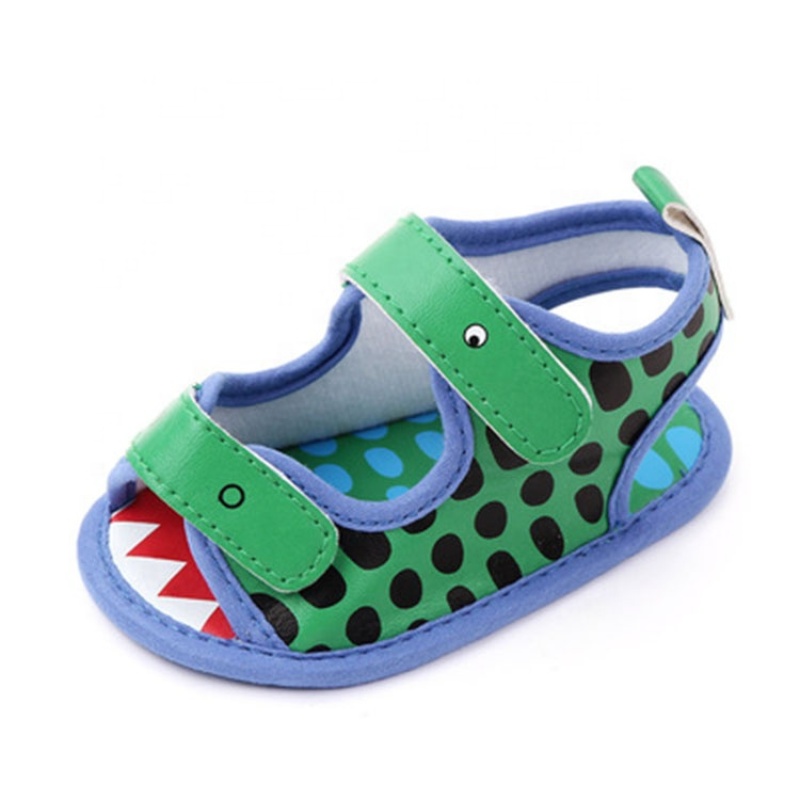 Hot selling soft sole baby casual shoes buckle strap sandals