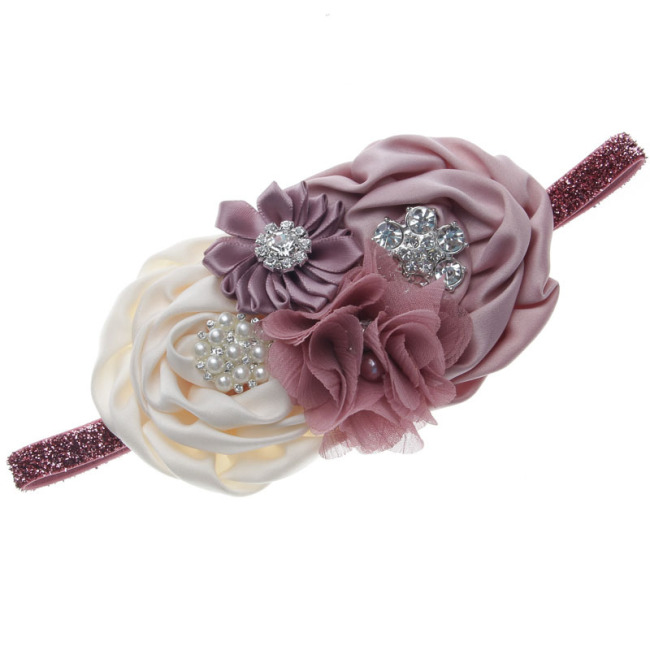 Fancy Handmade Flowers Headband for Baby Girls