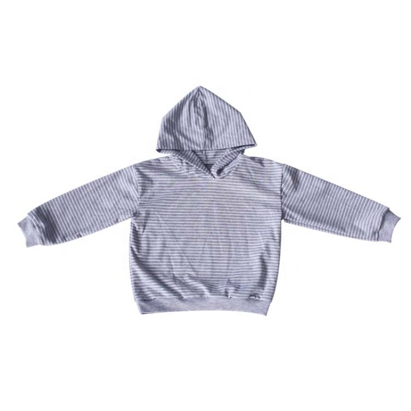 Unisex Baby Striped Pullover Hoodie Baby Hooded Jacket
