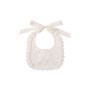 Super soft baby bow knot lace burp bib muslin burp cloth