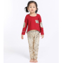 Factory Sale Baby Autumn Outfits Long Sleeves Cotton Top With Sequin Leggings