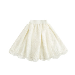 Baby Girls Soft  Dress Clothing Kids White Design Skirt Girls Boutique Clothes Wear