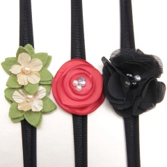 Hot Sale Baby Girl Hair Accessories Stretch Nylon Flower Headband
