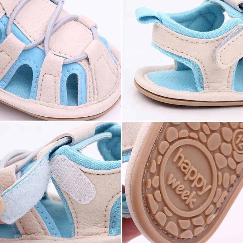2021 round toe baby boy casual shoes hollow out sandals
