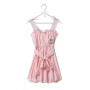 Children's Boutique Clothing Girls Elegant Suspender Dress With a Bow Knot Belt