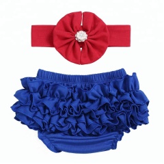 2018 Breathable cotton bloomers for kids wholesale ruffle panties baby bloomers