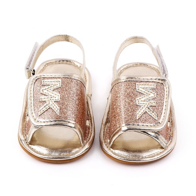 New model trendy baby shoes high quality leather sandals