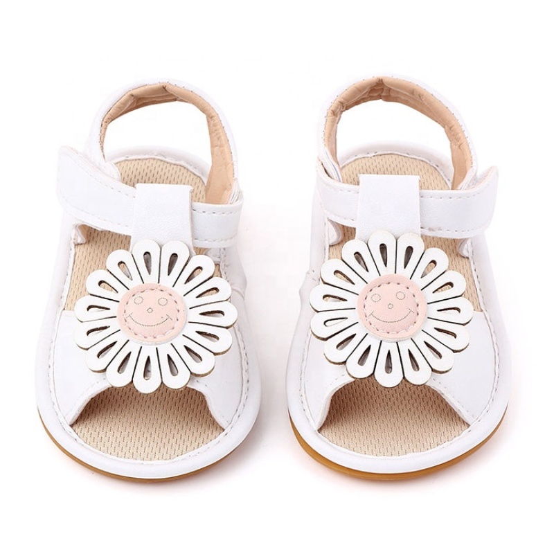 Latest style flat soft sole princess sandals