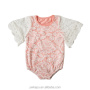Princess summer boutique girls clothes romper sweet white lace baby cotton romper