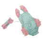Fancy baby gold polka dot romper kids summer clothes seaside bella romper with headband