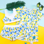 2021 high quality exclusive desinger girls swimwear flamingo swimsuit