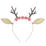 Party Flower Decoration  Animal Headband Custom Christmas Cat Ears Deer Antler Headband