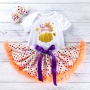2021 thanksgiving day custom baby tutu skirt newborn baby romper clothes sets