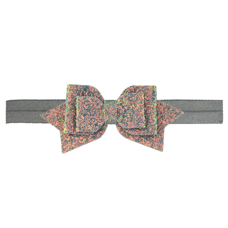 New Baby Sequin Bow Headband With Various Colors