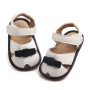 2021 high quality leather soft sole bow infant girl sandals