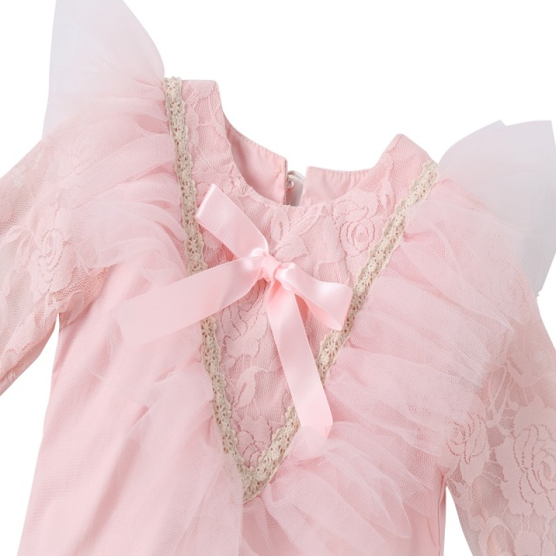 Newborn  Lace Girl Pretty  Dress Baby Romper