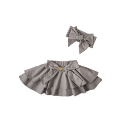 Girls Hot Skirt Polka Dot Baby Clothes Girls Skirt And Headband Set Kids Summer Clothing