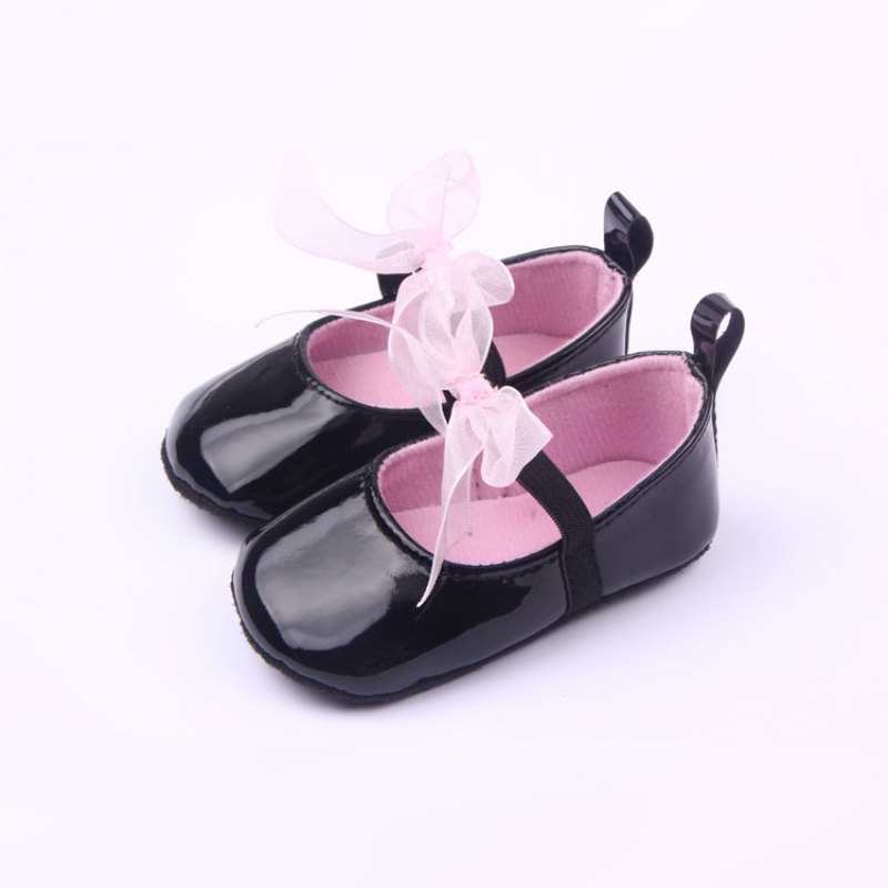 Wholesale Adorable Newborn Lace Bow Baby Girl Shoes Princess Toddler Shoes For Girl