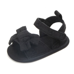 New style embroidered bow strap sandals