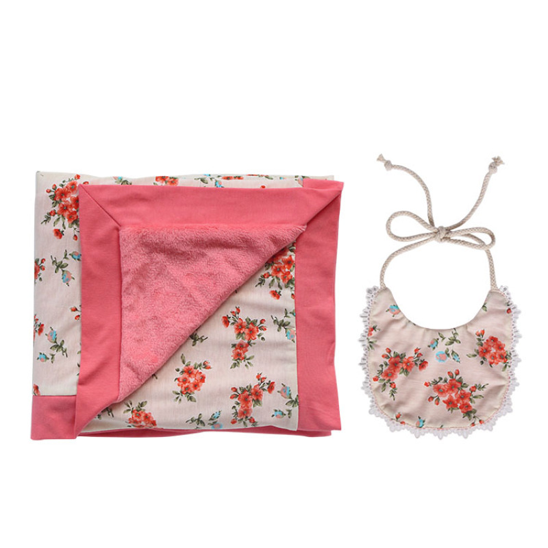 boutique fabric warm winter newborn stuff baby swaddle blanket set