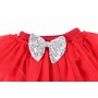 2018 Newest design chiffon fabric skirt with sequin headband set 4th of July tutu skirts for girls