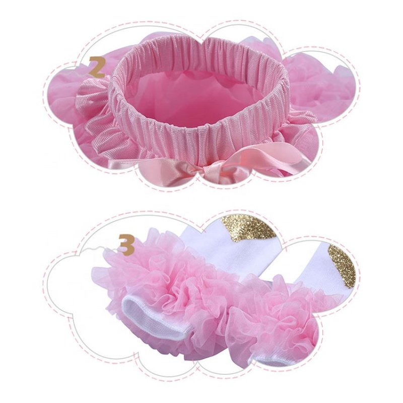 Valentine's Day Girl Pink Pettiskirts With Romper Set