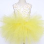 Wholesale Sleeveless Floral Vintage Dance Children's Performance Dress