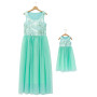 Wholesale Boutique fall family matching mommy and me daughter maxi dress outfits