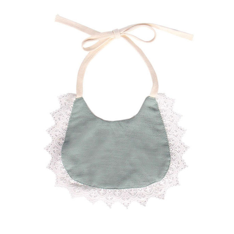 Factory price muslin lace comfortable safe baberos bebe baby burp cloth