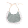 Factory price muslin lace comfortable safe baberos bebe baby burp cloth