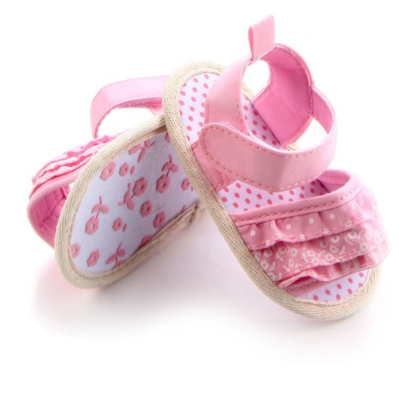 Cheaper price baby outdoor shoes strap flat bandana sandals
