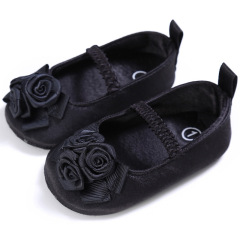 Wholesale Vintage Luxury Velvet Suede Baby and Kids Party Princess Shoes for Girls