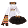 Favorite price thanksgiving day baby girls fashionable clothing tutu romper dresses