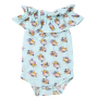 Latest Design Lovely Ruffle Flower Baby Girl Clothes Fashion New Style Kids Clothes