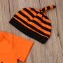 Halloween customize letter short romper baby long pants costumes