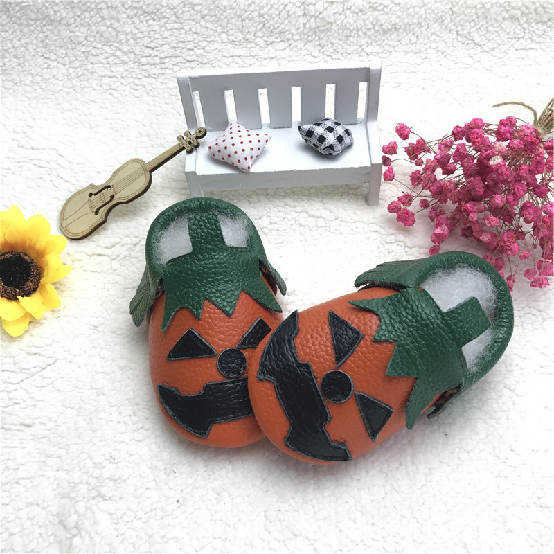 Halloween Pumpkin Cute Toddler Baby Girl Shoes