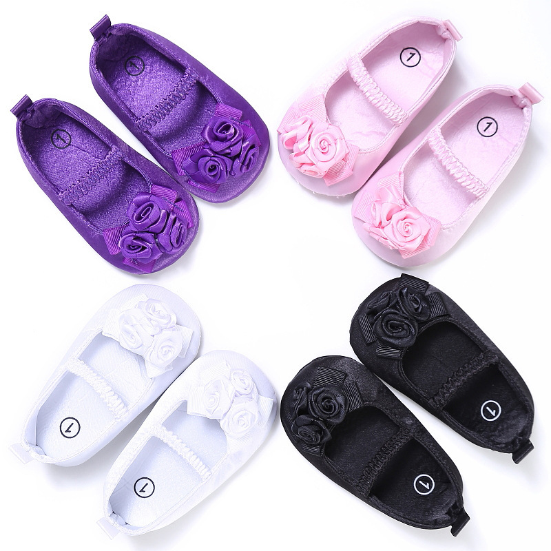 Wholesale Vintage Luxury Velvet Suede Baby and Kids Party Princess Shoes for Girls