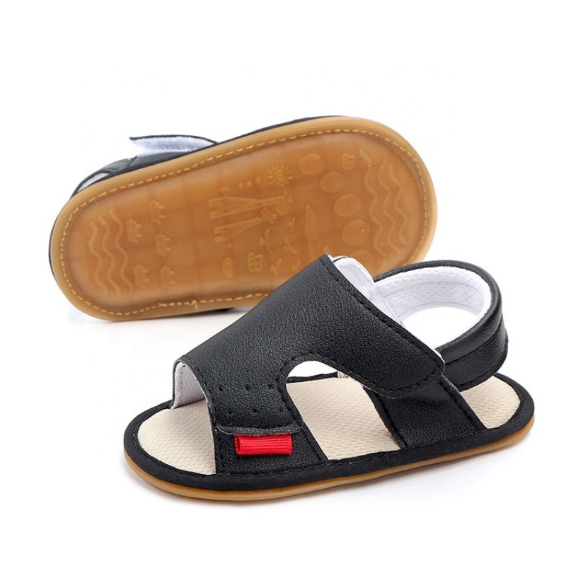 Manufacturer supply cute baby boy infant shoes cotton sandals