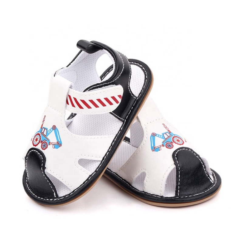 Manufacturer cute fashionations round toe leather toddler sandals
