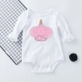 New Arrival Baby Girl Birthday Cake Romper 