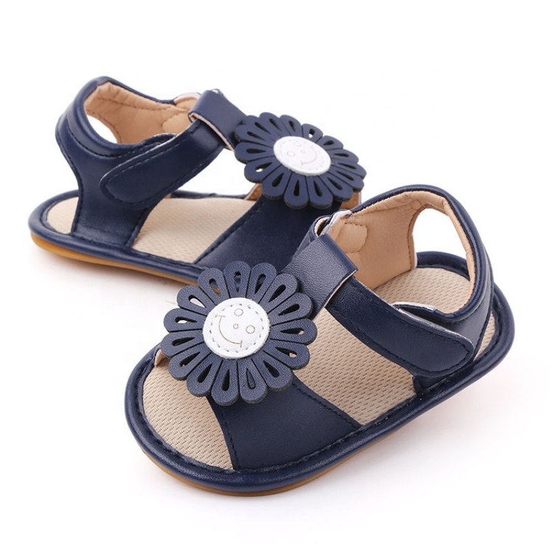 Latest style flat soft sole princess sandals