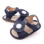 Latest style flat soft sole princess sandals