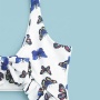 2021 korean trendy sexy cutout swimsuit butterfly hollow front tie bikini