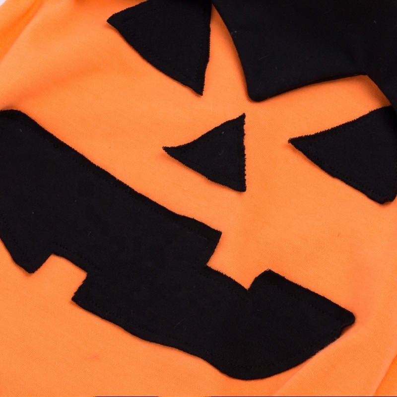 Halloween fashion cute baby pumpkin   cosplay 1 piece clothes romper