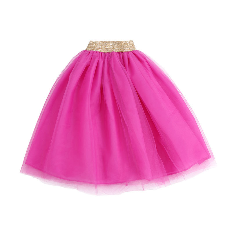 2019 New Design Fancy baby girl tutu tulle dance dress multi color long maxi skirt