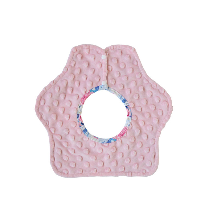 mothers choice 100% cotton safe floral reversible baby pacifier baby drool bibs