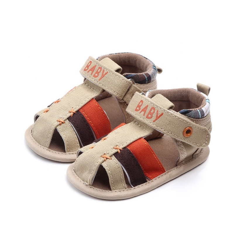 2021 summer fashionable round toe strap baby boy sandals