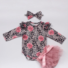 Christmas Infant Toddler Baby Girl's Clothing Romper Set