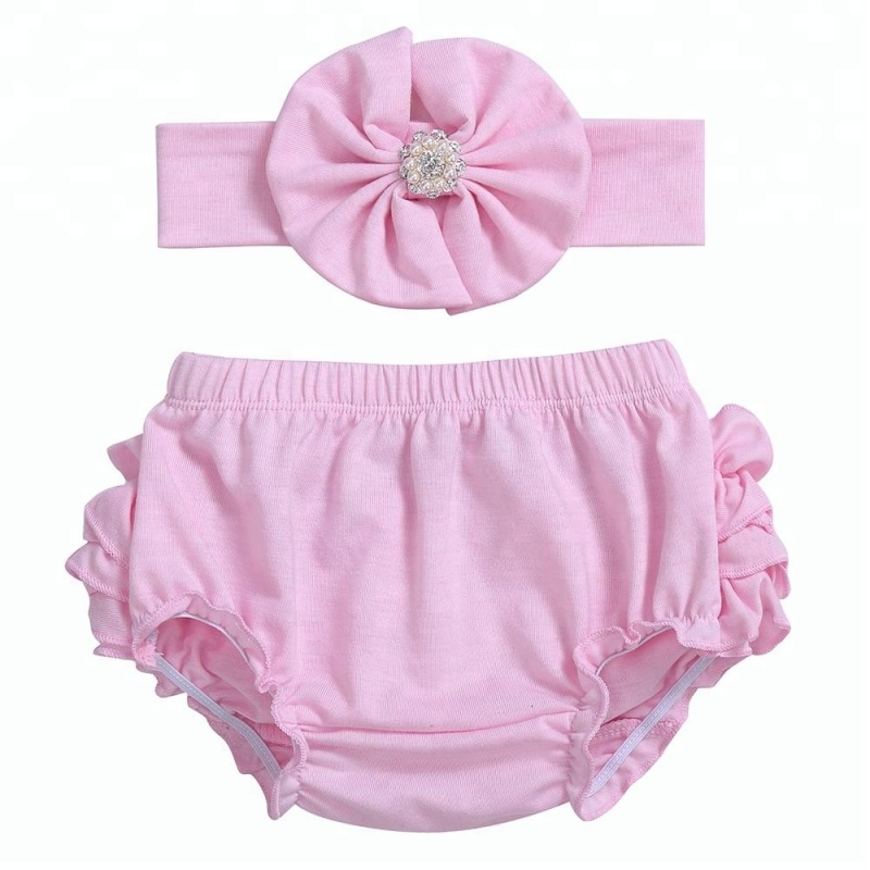 New Cotton Ruffle Bum Baby Bloomers kids bloomer made in china