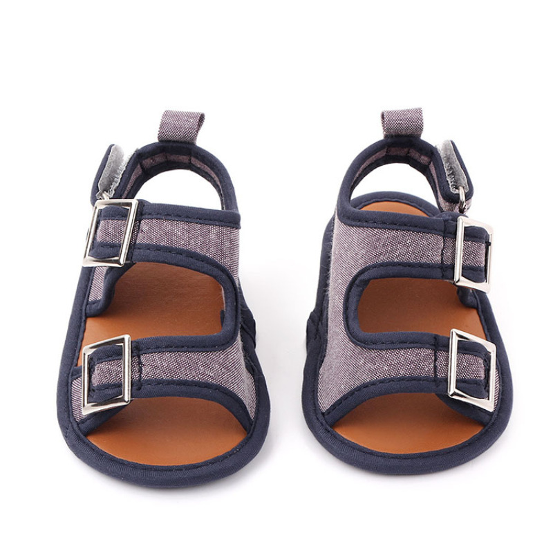 2021 supplier double buckle strap new born shoes sandals